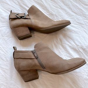 Franco sarto tan leather bootie. Size 7.5